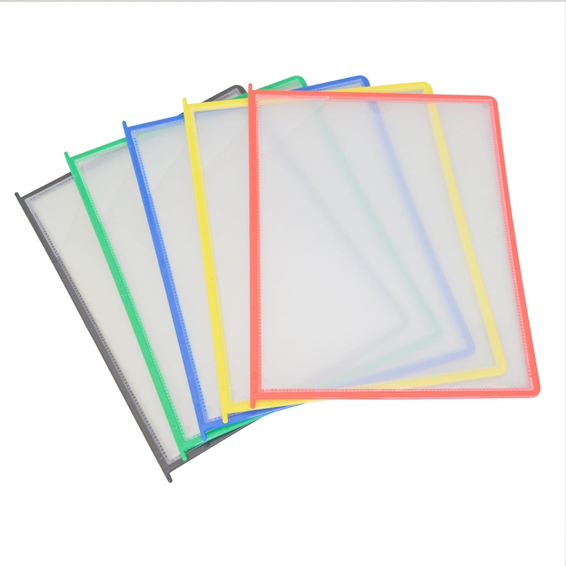 Assorted Color Pockets with Tabs for the AdjustaView Reference Organizer (set of 5)