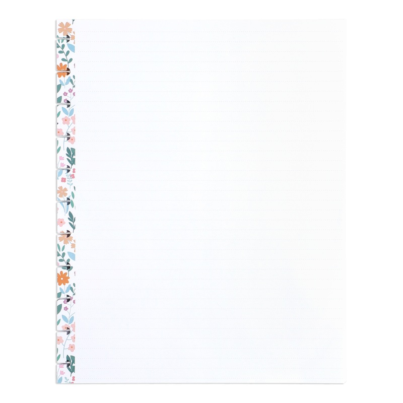 Cottagecore Florals – Dotted Lined Big Filler Paper – 40 Sheets